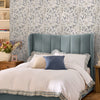 Wallpaper in bedroom