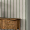Wallpaper in hallway close up