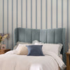 Wallpaper in bedroom