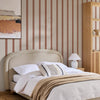 Wallpaper in bedroom