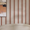 Wallpaper in bedroom close up