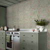 Wallpaper in kitchen