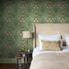 Wallpaper in bedroom