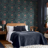 Wallpaper in bedroom