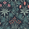 William Morris Celandine Floral Wallpaper Midnight