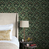 Wallpaper in bedroom