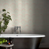Wallpaper in bathroom