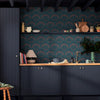 Wallpaper in kitchen
