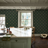 Wallpaper in kitchen