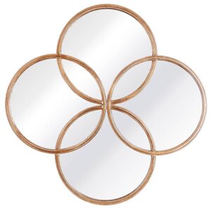 Fern Cottage Silver Foil Circle of Life Mirror