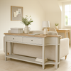 Sofia Sofa Table Large Hardwick Rustic Brown