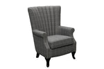 Grey Stripe Armchair