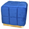 Royal Blue Footstool