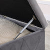 Grey  Diamond Blanket Box