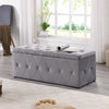 Grey  Diamond Blanket Box