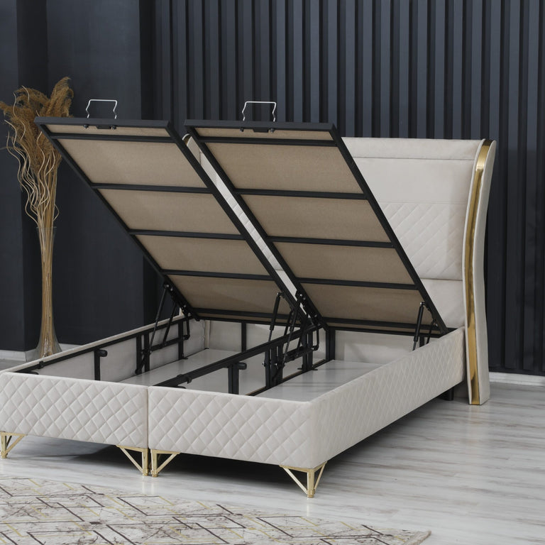 Sweet Sleep King Size Ottoman Bed