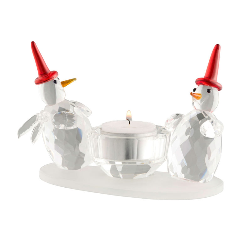 Galway Living Two Snowmen Votive