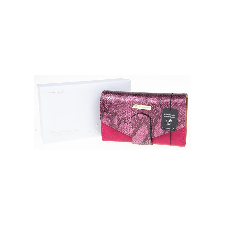 Two Tone RFID Medium Purse