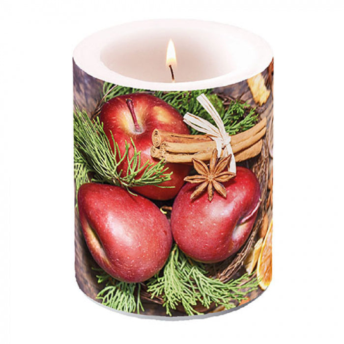 Candle Big Winter Apples
