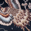 Scatterbox Heron Stitch Cushion, Navy And Rust