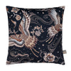 Scatterbox Heron Stitch Cushion, Navy And Rust