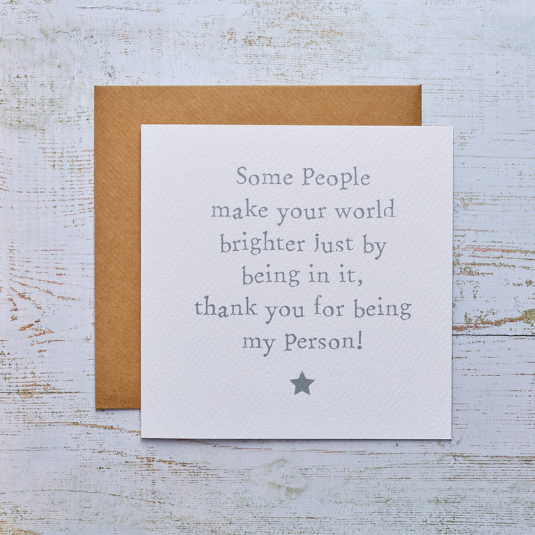 Gratitude Star Card