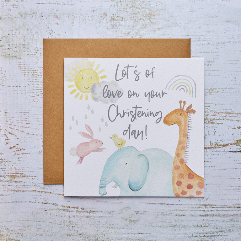 Christening Day Card