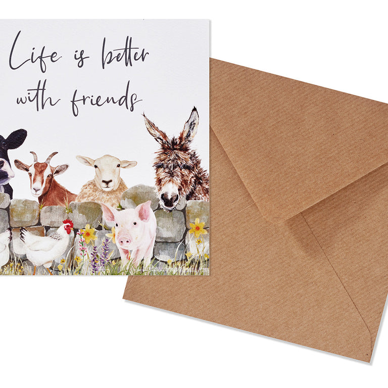 Better With Friends Card