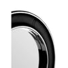 Discover the allure of the Churchill Black Wide Rim Wall Mirror, a statement piece that adds depth and character to any room.
