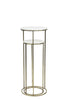 Ricardo White Marble Pillar Tables
