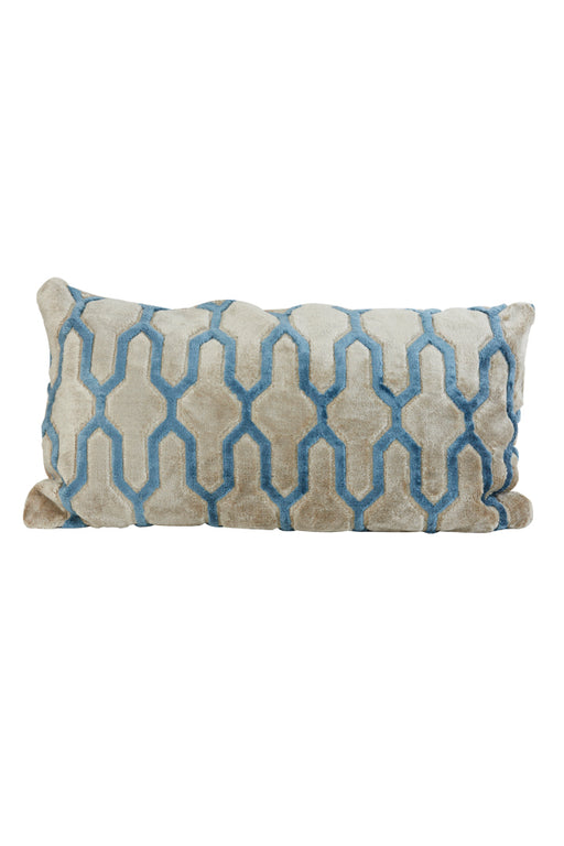 Jembana Beige And Petrol Cushion