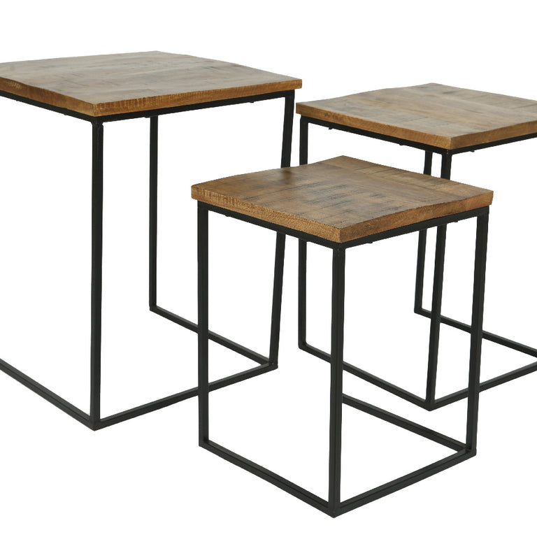 Mango Wood Table Set