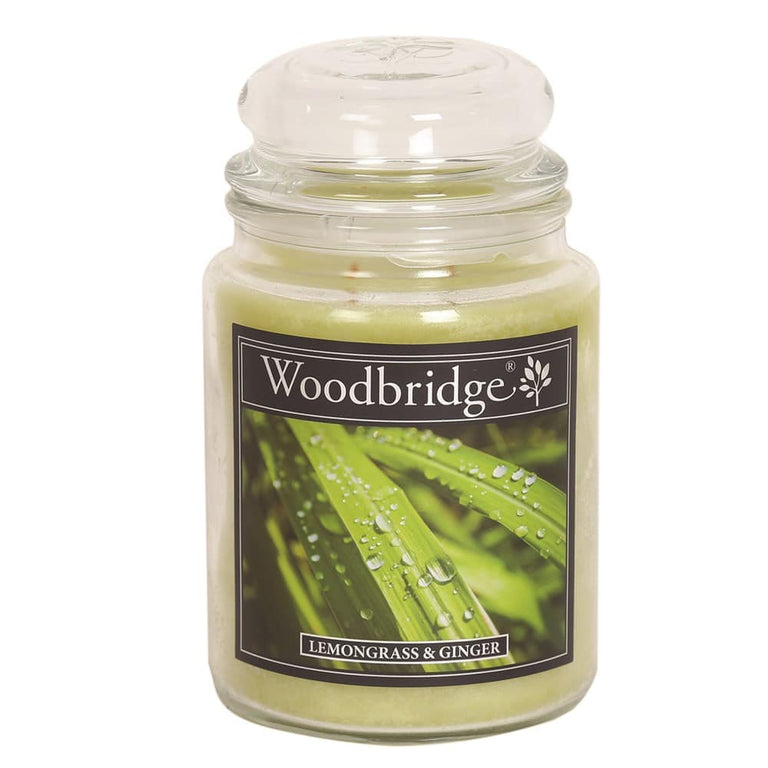 Lemongrass  Ginger Large Scented Candle Jar