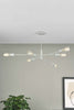 Alana 6 Light Armed Fitting Matt Grey