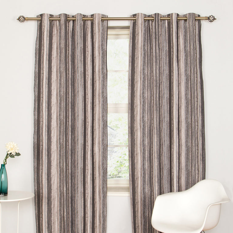 Ankara Curtains Taupe
