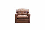 Alexander and James Bailey Brown Leather Chair