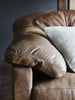 Alexander and James Bailey Brown Leather Footstool