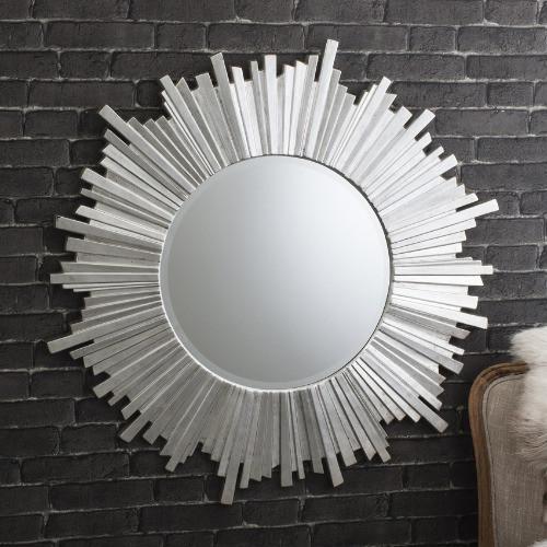 Venice Sunburst Silver Mirror