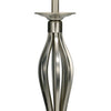 Bybliss Table Lamp Satin Chrome With Cream Shade