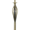 Bybliss Floor Lamp Antique Brass complete with Gold Shade