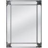 Venetian Antique Silver Wall Mirror 83 x 114 cm