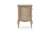 Enhance your bedroom with the Camille 2 Drawer Bedside Table. Its French-inspired design and ornate detailing create a charming and functional piece. Shop for the best bedside table.