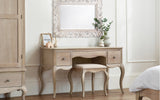 Discover the charm of a French-inspired dressing table with the Camille Dressing Table and Stool, a must-have for any beauty enthusiast.