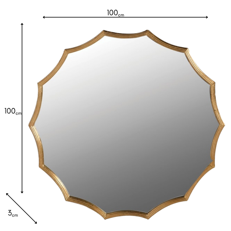 Gold Edge Wall Mirror - Stylish Wall Mirror Collection
