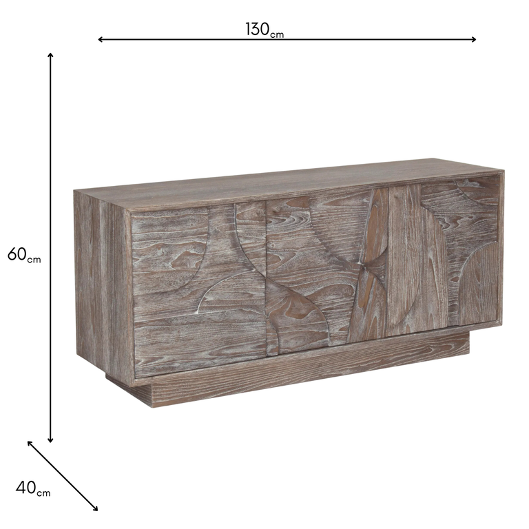 Dakota TV Unit Wood - TV Stand for Living Room