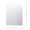 002SYB10070 Sybil Bevelled Rectangled Mirror
