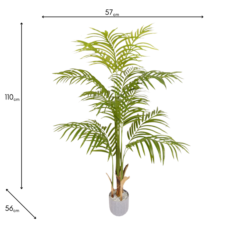 Artificial Lady Palm Tree 110cm – Artificial Plant Home Decor