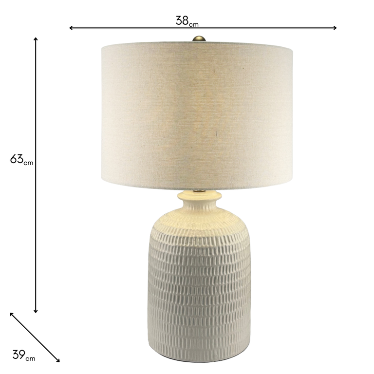 Blair Ceramic Table Lamp 63cm
