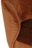 Edie Swivel Accent Chair Rust