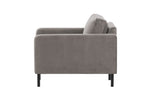 Fally 1 Seater Chair Grey